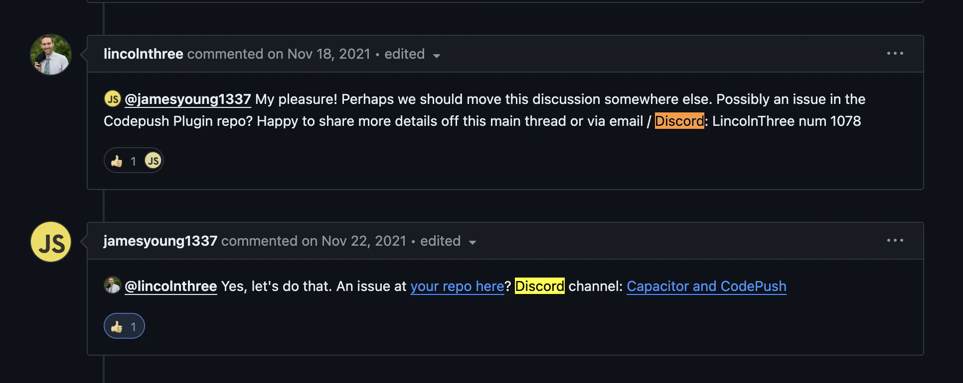 Soutien communautaire Discord