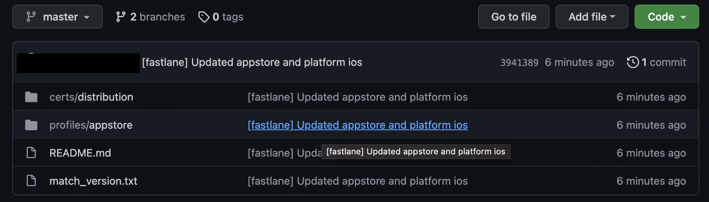 Certificats App Store Connect