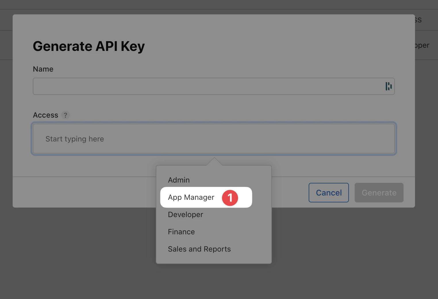 Créer un nom de clé API App Store Connect