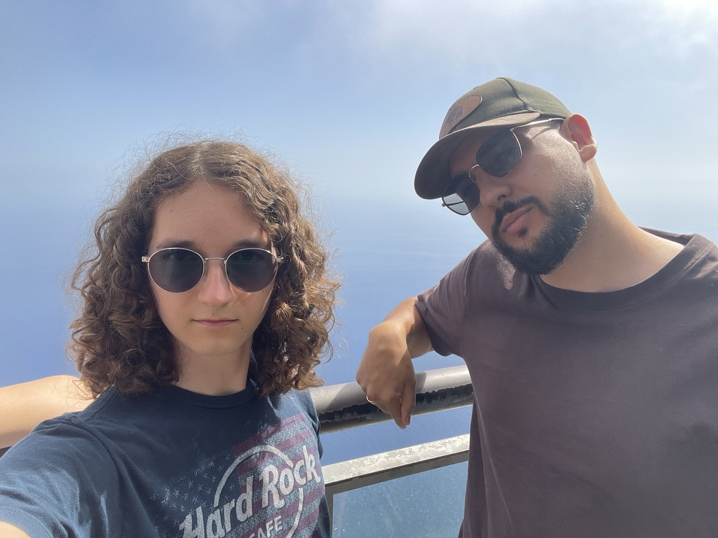 Michael and Martin at Câmara De Lobos viewpoint