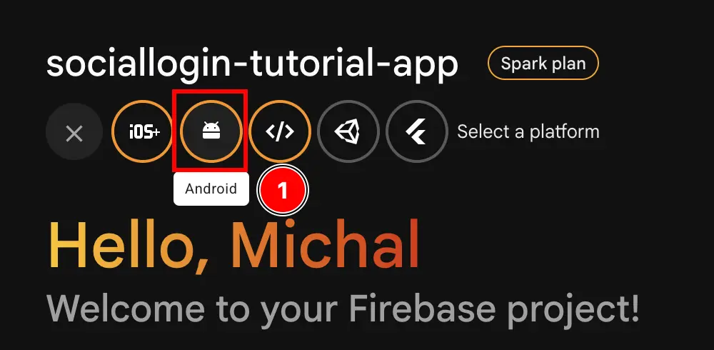 Firebase Add App Android Button